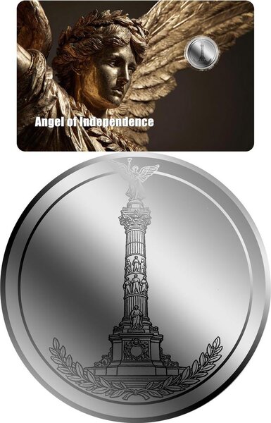 Pièce de monnaie en Palladium 12 Dollars g 0.031 (1/1000 oz) Millésime 2026 ANGEL OF INDEPENDENCE 1/1000 (PRÉCOMMANDE)