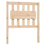 vidaXL Cadre de lit sans matelas bois massif