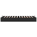vidaXL Cadre de lit ottoman sans matelas noir 90x200 cm similicuir