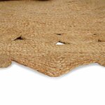 vidaXL Tapis Beige 152 x 245 cm Jute