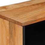 vidaXL Meuble TV Naturel 80 x 33 x 46 cm Bois de mangue massif