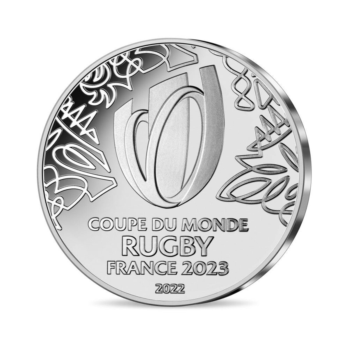 Coupe du monde de rugby france 2023 - monnaie de 10€ argent