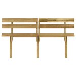 vidaXL Ensemble à manger de jardin 3 Pièces Bois de pin imprégné