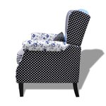 vidaXL Fauteuil avec design de patchwork Tissu