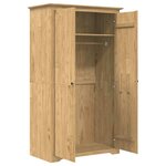vidaXL Armoire BODO Marron miel 53 5 x 99 x 173 cm Bois d'ingénierie