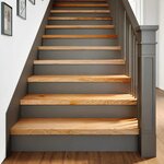 vidaXL Marches d'escalier 4 Pièces marron clair 90x25x2 cm chêne massif