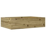 vidaXL Jardinière 90x60x23 cm bois de pin imprégné