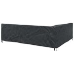 vidaXL Housse de meubles d'extérieur Noir 286 x 222 x 80 cm Tissu 210D