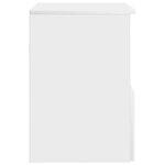 vidaXL Armoire de salle de bain Blanc 30 x 44 5 x 50 cm