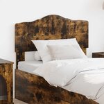vidaXL Tête de lit Chêne fumé 80 cm Bois d'ingénierie