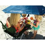 Sport-brella parasol de plage versa brella bleu nuit 106x101 cm