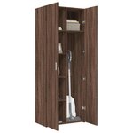 vidaXL Buffet haut chêne marron 70x42 5x185 cm bois d'ingénierie