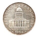 Pièce de monnaie 100 Francs France Panthéon 1984