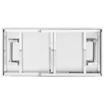vidaXL Table de travail pliable de cuisine 120x60x80 cm Inox