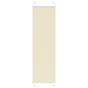 vidaXL Store plissé crème 60x200 cm largeur du tissu 59 4 cm polyester