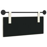 vidaXL Tête de lit suspendue Tissu en velours côtelé