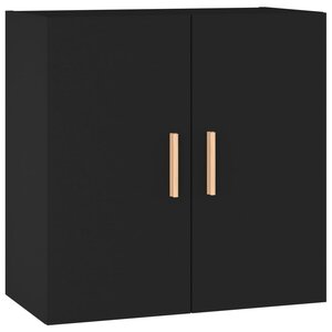 vidaXL Armoire murale Noir 60x30x60 cm Bois d'ingénierie