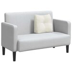 vidaXL Coussin de Dos Crème 45 x 24 x 50 cm Velours