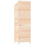 Vidaxl remise de jardin 55x52x174 5 cm bois de sapin solide
