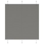 vidaXL Store plissé anthracite 120x100 cm largeur du tissu 119 4 cm