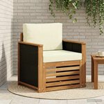 vidaXL Sofa de milieu extérieur Naturel