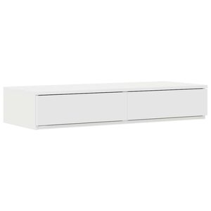 vidaXL Tiroirs de lit Blanc 100 x 36.5 x 16.5 cm Bois d'ingénierie