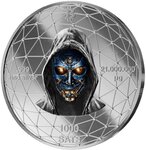 Pièce de monnaie en Argent 1000 Satoshi g 21 Millésime 2025 Satoshi CRAB