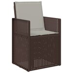 vidaXL Ensemble de salle à manger pour jardin avec coussin 7 Pièces PP
