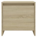 vidaXL Table de chevet chêne sonoma 45x34x44 5 cm bois d'ingénierie