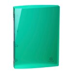 Classeur 4 anneaux 15mm IDERAMA PP polypropylène 5/10e - A4, bleu clair EXACOMPTA