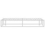 vidaXL Cadre de lit sans matelas blanc 160x200 cm métal