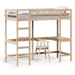 vidaXL Lit superposé sans matelas 80x200 cm bois massif de pin