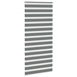 vidaXL Store zèbre gris foncé largeur du tissu 100 9 cm polyester