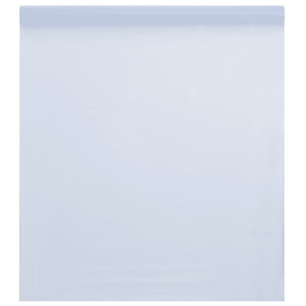 vidaXL Film de fenêtre statique dépoli blanc 90x1000cm PVC