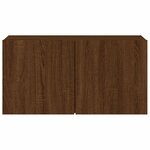 vidaXL Meuble TV mural chêne marron 80x30x41 cm
