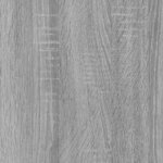 vidaXL Table basse Sonoma gris 68x50x38 cm Bois d'ingénierie