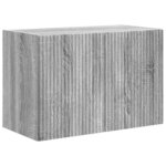 vidaXL Meuble TV mural Gris Sonoma 59 5 x 31 x 40 cm Bois d'ingénierie