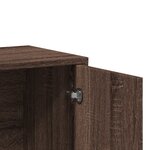 vidaXL Buffets 2 Pièces chêne marron 60x31x70 cm bois d'ingénierie