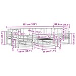 vidaXL Ensemble de canapés d'extérieur 5 pc Blanc et Beige