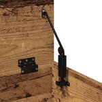 vidaXL Boîte de Rangement avec stockage Bois ancien 60 x 35 x 35 cm