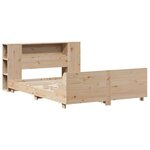 vidaXL Cadre de lit sans matelas 120x190 cm bois de pin massif