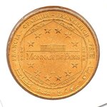 Mini médaille monnaie de paris 2009 - zoo de la palmyre (les éléphants)