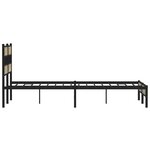 vidaXL Cadre de lit sans matelas chêne sonoma 160x200 cm