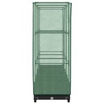 vidaXL Jardinière surélevée avec housse aspect rotin 120x40x123 cm