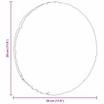 vidaXL Coussins de siège 2 Pièces Bleu Ø 30 cm Tissu en velours côtelé