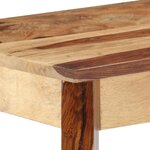 vidaXL Table console 110x35x76 cm Bois de Sesham solide