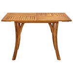 Vidaxl ensemble de salle à manger de jardin 5 pièces marron