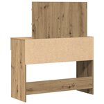 vidaXL Coiffeuse chêne artisanal 100 x 40 x 120 cm Bois d'ingénierie