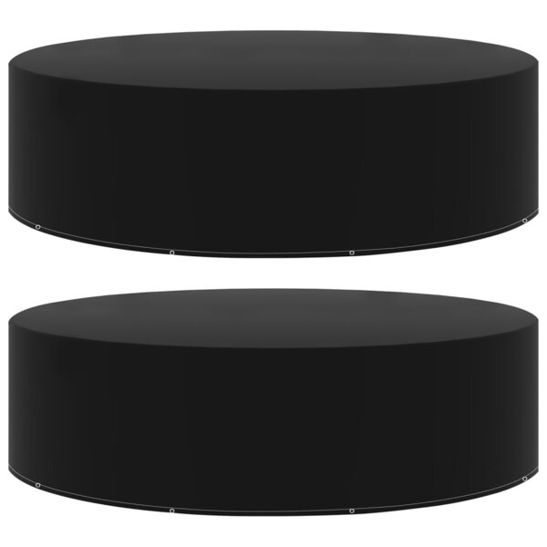 vidaXL Housses de salon de jardin 2 Pièces 10 œillets 205x90 cm