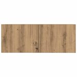 vidaXL Ensemble de meuble TV mural 3 Pièces chêne artisanal